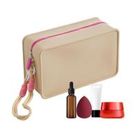 Trousse à maquillage portable, trousse de maquillage de grande capacité,Pochette organisateur de maquillage en silicone | Pochette de maquillage portable pour voyage, week-end, école, voyage d'affaire