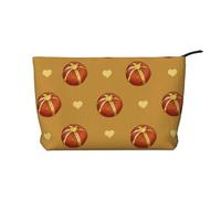 Trousse à maquillage tendance en velours côtelé avec fermeture éclair, adaptée pour les voyages, le camping et une utilisation quotidienne