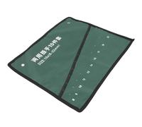 Trousse à Outils Enroulable en Toile Verte pour Clés, Accès Rapide | Organisateur Léger, Rangement Ordonné, Atelier Maison et Réparations Terrain, pour Clés Métriques 8-22mm