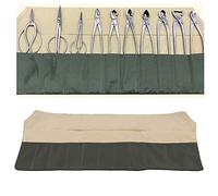 Trousse à Outils multifonctionnelle pour bonsaï de Jardin, Sac Enroulable en Toile Robuste pour Le Rangement et l'organisation des Outils de Jardin