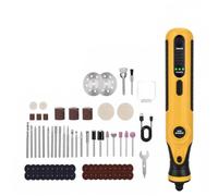Trousse à outils portable rechargeable 7, 2 V avec 6, Yellow | pour la gravure et le travail artisanal