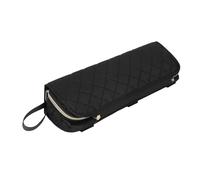 Trousse à outils pour cheveux - Portable - Organisateur d'outils de coiffure avec tapis amovible résistant à la chaleur - Mallette de rangement 2 en 1 pour fer plat, lisseur, fer à friser - Facile à