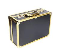 Trousse à outils pour coiffeur - Barber - Sac de transport pour tondeuse - Organisateur de voyage - Boîte à outils de coiffure et de style capillaire, or