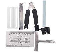 Trousse à outils pour guitare |Ensemble de règles d'action et de jauge de rayon Pro String |Outils de réparation essentiels pour guitare électrique/basse/mandoline |Jauge