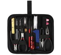 Trousse à Outils Pour La Fabrication De Bijoux 22 Pcs Pour La Fabrication Et La Fixation De Bijoux Comprenant Des Pinces, Un Cutter, Des Ciseaux,