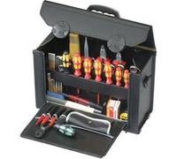 Trousse à outils TOP-LINE, verrouillable par 2 serrures à crans, Dimensions intérieures : 415 x 165 x 275 mm, Volume environ 19 l, Poids 3500 g G