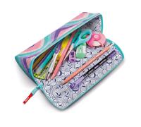 Maped - Trousse scolaire XXL personnalisable réversible, côté A à colorier, 22 x 6 cm Pastel Wavy