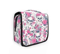 Trousse à pharmacie d'Halloween avec crochet de suspension Motif tête de mort Blanc et pêche