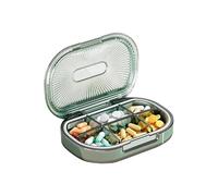 Trousse à pharmacie transparente avec 6 sections séparées - Design compact pour poches ou sacs