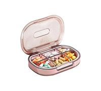 Trousse à pharmacie transparente avec 6 sections séparées - Design compact pour poches ou sacs