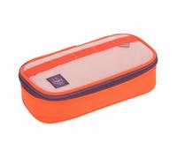 Trousse à stylo - Lässig - Unique School Spacy - Rose / Neon-Orange - Polyester - Zippée