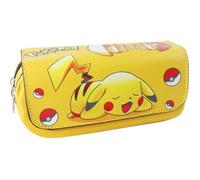 Trousse à stylo Pokemon Pikachu - Dessin animé - Rouge et Jaune - 20x9x6.5cm