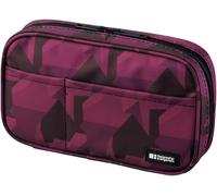 Trousse À Stylos À Fermeture Éclair, 19,9 X 5,1 X 12,9 Cm, Marron Camouflage (A7551-133)