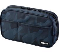 Trousse À Stylos À Fermeture Éclair, 19 X 5 X 11,9 Cm, Camouflage Noir (A7551-134)[Z834]