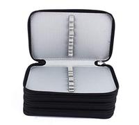 Trousse à Stylos Noire Complète avec 72 Poches - Trousse à Crayons Multicouche Durable pour Les Artistes et Les étudiants en Déplacement