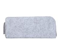 Trousse à stylos, trousse à crayons, rangement pour pinceaux, feutre, fermeture éclair multifonctionnelle, protection anti-poussière, légère, portable pour étudiants, artistes, (Sac de rangement gris