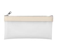 Trousse à stylos, Trousse à Crayons, Trousse Transparente pour Crayons et | stylos, Grande capacité, Sac Transparent pour marqueurs, Beige, Consulte la descripción, Voir Description