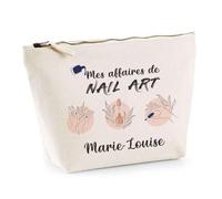 Trousse Affaires de Nail Art Marie-Louise | Pochette Vernis à Ongles Manucure Cadeau Anniversaire Femme prothésiste ongulaire Fête des Mères