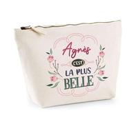 Trousse Agnès la Plus Belle | Pochette Maquillage Make-up Toilette Cadeau Fête des Mères Anniversaire Soeur Noël Tata Marraine