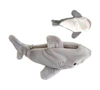 Trousse amusante - Papeterie en forme d'animal doux, peluche de grande capacité, pochette à stylos pour gomme, règle, ciseaux, classeur, filles, garçons, enfant, sac à dos de bureau durable, matériau