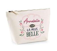Trousse Annabelle la Plus Belle | Pochette Maquillage Make-up Toilette Cadeau Fête des Mères Anniversaire Soeur Noël Tata Marraine