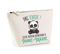Trousse Anne-Marie Pas Touche Panda | Pochette Toilette Maquillage Idée Sac Cadeau