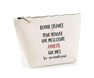 Trousse Annette ça n'existe Pas | Pochette Toilette Maquillage Idée Sac Cadeau
