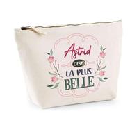Trousse Astrid la Plus Belle | Pochette Maquillage Make-up Toilette Cadeau Fête des Mères Anniversaire Soeur Noël Tata Marraine