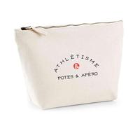 Trousse athlétisme potes apéro | Pouch | Idée Pochette Toilette Maquillage Transport Cadeau Anniversaire Fête Original Famille Travail Départ Collègue Retraite