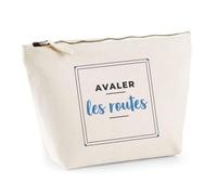 Trousse Avaler Les Routes - Pouch Case - Idée Trousse Rangement Cadeau Anniversaire Fête Original Famille Travail Départ Collègue Retraite Noël. - Bleu - 3