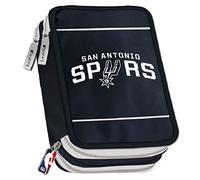 Trousse avec 3 fermetures éclair NBA SPURS