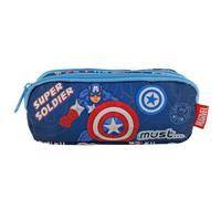 Trousse - AVENGERS - Captain America - 21 CM - Zippée - Mixte