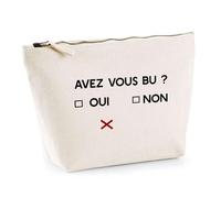 Trousse Avez Vous Bu | Pochette Toilette Maquillage | Idée Cadeau Alcool Humour Original Drôle Apéro Anniversaire Fête Soirée Unique