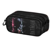 Trousse BATMAN Face Trick 3 compartiments Noir G