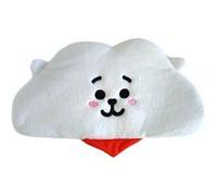 Line Friends BT21 Trousse à Crayons RJ en Peluche avec Fermeture Zippée Blanc