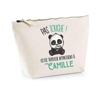 Trousse Camille Pas Touche Panda | Pochette Toilette Maquillage Idée Sac Cadeau
