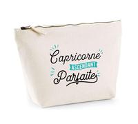 Trousse Capricorne Ascendant Parfaite | Pochette Toilette Maquillage | Idée Cadeau Zodiaque Astrologie Horoscope Jeu de Mots Humour Original Noël Anniversaire Astrologue