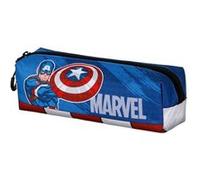 Captain America Gears-Trousse Carré Fan 2.2, Bleu, 22 x 9 cm