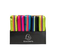 Trousse carrée 2 compartiments TRICOLOR - Couleurs assorties