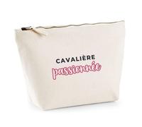 Trousse Cavaliere Passionnee - Pouch Case - Idée Trousse Rangement Cadeau Anniversaire Fête Original Famille Travail Départ Collègue Retraite Noël. - Bleu&Rose - 2