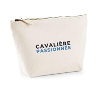 Trousse Cavaliere Passionnee - Pouch Case - Idée Trousse Rangement Cadeau Anniversaire Fête Original Famille Travail Départ Collègue Retraite Noël. - Bleu - 1