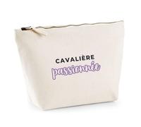 Trousse Cavaliere Passionnee - Pouch Case - Idée Trousse Rangement Cadeau Anniversaire Fête Original Famille Travail Départ Collègue Retraite Noël. - Bleu&Violet - 2