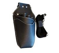 Trousse ceinture en cuir synthétique pour ciseaux et outils de coiffure