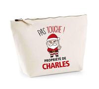 Trousse Charles Pas Touche Père Noël - Secret Santa Cadeau Noël Humour Insolite Collègue