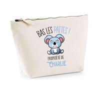 Trousse Charlie Bas Les Pattes Koala | Idée Fête des mères Cadeau Travail Retraite Trousse Maquillage Toilette