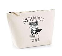 Trousse Chloé Bas Les Pattes Raton Laveur | Idée Fête des mères Cadeau Travail Retraite Trousse Maquillage Toilette