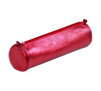 Trousse - CLAIREFONTAINE - Cuirisé rouge - Cuir - Zippée - Femme