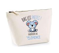 Trousse Clémence Bas Les Pattes Koala | Idée Fête des mères Cadeau Travail Retraite Trousse Maquillage Toilette