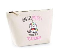 Trousse Clémence Bas Les Pattes Licorne | Idée Fête des mères Cadeau Travail Retraite Trousse Maquillage Toilette