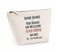 Trousse Coach Sportif ça n'existe Pas | Pochette Toilette Maquillage Idée Sac Cadeau